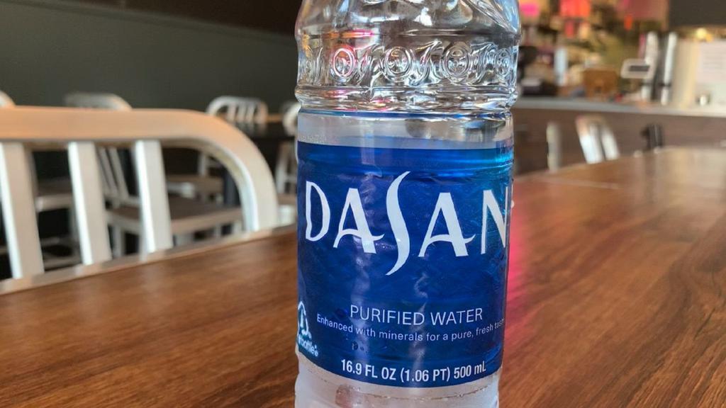Dasani Water · 16.9 oz bottled water.