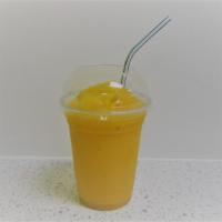 Yellow Smoothie (Vitamin C) · Orange Juice, Mango Sorbet, Mango, Banana, Mango Cream