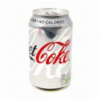 Diet Coke (Can)  · A can of Diet Coke, served cold.