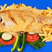 Whole Snapper · Whole Snappers W/ fries and salad