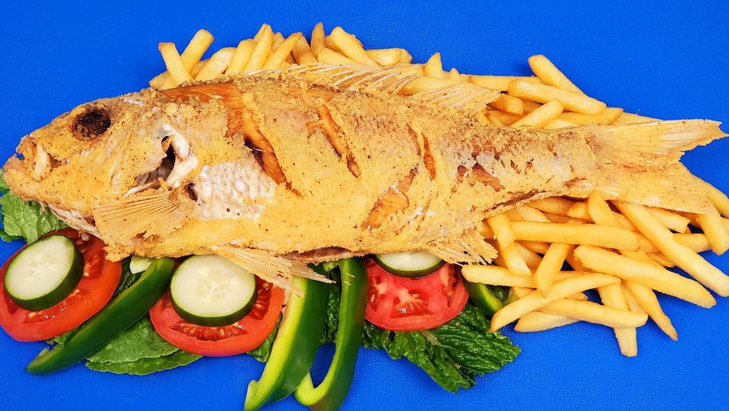 Whole Snapper · Whole Snappers W/ fries and salad