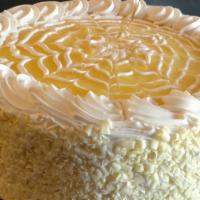Key Lime Cake · Butter layers filled with key lime custard (same as we use in our key lime pie) and decorate...