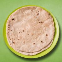 Wheat Flat Bread · A plain whole wheat flat bread baked to perfection in an Indian clay oven