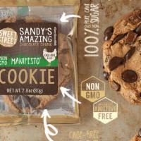 Sandy'S Amazing Chocolate Chunk Manifesto Cookie · Intensely flavorful chunks and morsels of sustainable chocolates with the added. crunch of s...