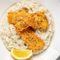 Fish Of The Day - Friday Only · Fish of the day served with fries or hot cooked grits.