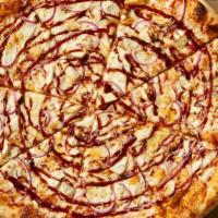 Bbq Chicken · 510-410 cal per slice. A southern pizza drizzled with bbq sauce. red onions and grilled chic...