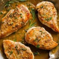 Chicken Breast · Includes two sides.