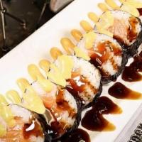 Salmon Roll · (ORIGINAL OR FRIED) Fresh salmon inside, topped with spicy mayo and eel sauce.