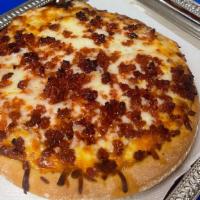 Mini Pizza De Chorizo / Mini Sausage Pizza · 