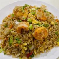 Fried Rice · Peas, carrots, onions and egg.
