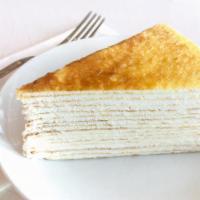 Mille Crêpes Cake · Delicate crepes layers with vanilla cream (Imported from Japan weekly)
