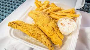 Large Snapper · 3 pieces snapper, served with season fries!.