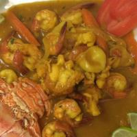 Seafood Mix · Lobster, Shrimp, Conch