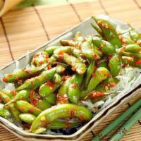 A-1 Edamame · Steamed and salted soybean.