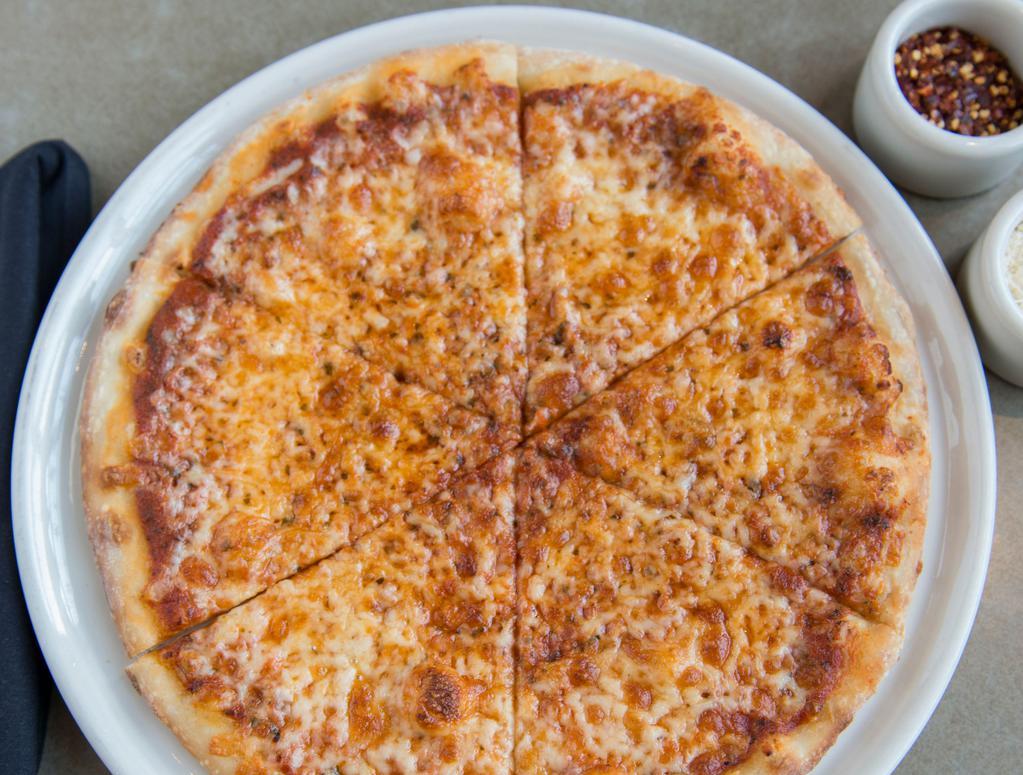 Cheese Pizza · mozzarella, parmesan & provolone cheeses