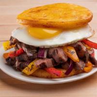  Grilled Picanha (Top Sirloin Cap) & Egg · Grilled picanha, with peppers & onions sautéed & fried on top. Accompanied with the sauce of...