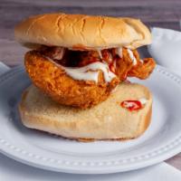 Chicken Tender Sandwich · Sandwich Only (Add Fries For $2)
**Pleas Note Sauce Flavor for Chicken Sandwich If Needed**