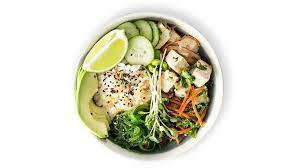 Fresh Bowl · Your choice of protein with green onions, seaweed salad, scallions, sesame seeds, cucumber, ...