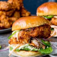 All Seasons  Crispy Chicken Burger · This is a seasoned chicken breast crumb coated and deep fried to crunchy perfection. Served ...