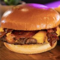 Bacon Cheeseburger  · Beef 6oz, Bacon, American Cheese, Includes Fries