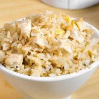 Hibachi Chicken Rice 6 Oz. · The original Samurai classic. Grilled chicken, rice, egg and chopped vegetables with garlic ...