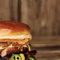 Beef Brisket Burnt Ends Sandwich · 