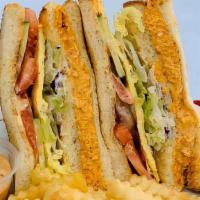 Chicken Tandoori Club Sandwich · 