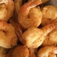 Fried Shrimp Basket · Our signature fried shrimp served with cocktail & tartar sauce. Served alongside choice of s...