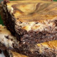 Cheesecake Brownie · Fudge Brownie with Cheesecake Swirl