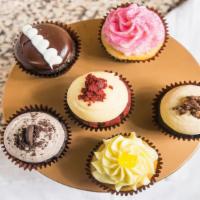 Half Dozen Cake Box · Flavors may vary based upon availability. Please specify the quantity of cupcakes for each f...