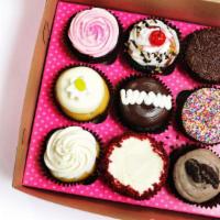 Dozen Cake Box · Flavors may vary based upon availability. Please specify the quantity of cupcakes for each f...
