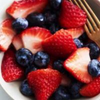 Mix Berries Cup · Just strawberries and blueberries.