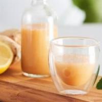Sniffle Stopper · Ginger, lemon, pineapple mint, and cayenne mixed together to help boost your immune system.