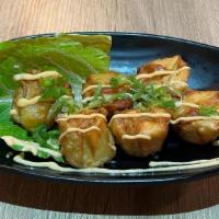 Shumai Shrimp · 6 shrimp dumplings served with Spicy Mayo.