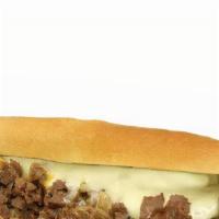 Triple Cheesesteak · Onions, Cheddar, Provolone, and white American cheese.