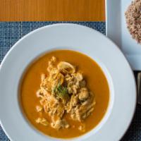 Panang Curry · Creamy, sweet, red-colored curry served in the authentic Thai style.