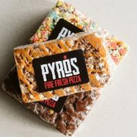 Crispy Bars · PYRO's take on the classic, sweet rice crispy treat. Your choice of classic, caramel, fruity...