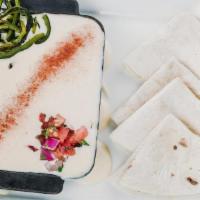Queso Blanco Dip · With roasted poblano 