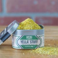 Rub-Yella Stuff · Looking for something to season up some fresh-caught fish or poultry? Made of coarse salt an...