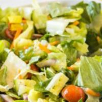 Side Tossed Salad · Romaine and iceberg lettuce, tomatoes, cucumbers, onions, served with balsamic, honey mustar...