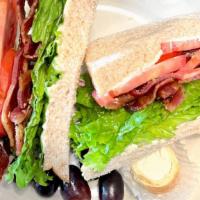 Blt Sandwich · Applewood smoked bacon with lettuce, tomato, mayo,on your choice of bread.