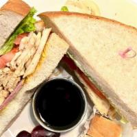 Teriyaki Sandwich · Fresh chicken breast served with our house-made teriyaki, lettuce, and tomato, on your bread...