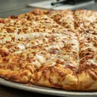 Cheese Pizza (Large) · Our Original Anchor Bar Pizza Sauce topped with mozzarella cheese. Add toppings to 