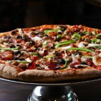 All Meat Pizza (Small) · Our Original Anchor Bar Pizza Sauce topped with mozzarella cheese topped with sausage, bacon...