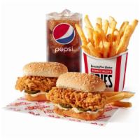 Chicken Littles Combo · 2 Chicken Littles available in Extra Crispy, a side of your choice, and a medium drink. (670...