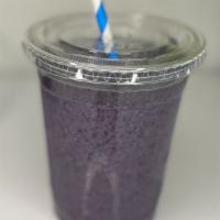 Dale After · Coconut milk, banana, blueberries, Chia seeds with 30g brown rice vanilla protein powder + c...