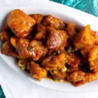 Orange Chicken · Spicy. Served with steamed white rice. Crispy chicken chunks sautéed in a spicy orange sauce...