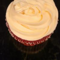 Red Velvet · Red cocoa cake frosted with cream cheese frosting.