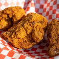 Gimme That Fried Chicken · Award-winning fried chicken, crispy spiced perfection on the outside and oh so juicy inside....