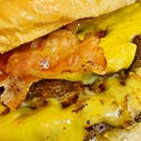 That 808 · Double meat, American cheese, and mouth-watering bacon. This ain't no regular bacon cheesebu...